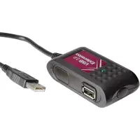 Value USB 2.0 Verlängerung, 2fach, schwarz, 5 m