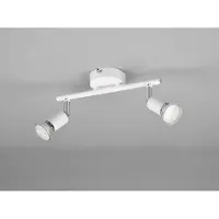 Meine Wunschleuchte LED Wandstrahler 2 flammig Weiß Deckenstrahler für Flur & Treppenhausbeleuchtung