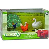 Collecta Leben Auf Dem Bauernhof In Offener Box Figur 4stücke
