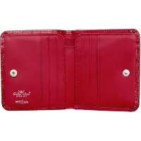 Golden Head Leder Geldbörse Cayenne RFID Protect Billfold Coin Wallet With Front Snap Closure Cherry rot
