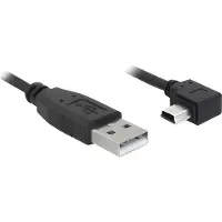 DeLOCK 82681, 1 m, USB A, Mini-USB B, Männlich/Männlich, 0,48 Gbit/s, Schwarz