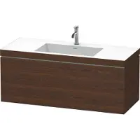 Duravit Waschtischunterschrank c-bonded L-Cube 120x48cm, 1 HL, N geb., 1 Ausz., wandhängend