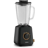 Tefal Standmixer "Eco Respect", schwarz, B:16cm H:42cm T:16cm, Zerkleinerer, im Öko-Design, 1,75 L, 4 Klingen, BL46EN, Standmixer