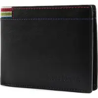 Bruno Banani Leder Geldbörse Bifold Wallet Black schwarz
