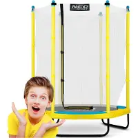 Neo-Sport Kinder-Gartentrampolin 140 cm 4,5 ft