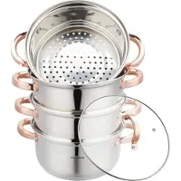 Klausberg 5-teiliges Dampfgarer-Set, 20 cm. KB-7730 Dampfgarer.