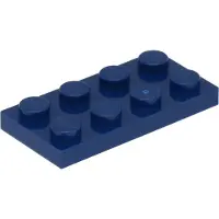 LEGO 250 Stück 3020 Platten Plates 2x4 Part Basic 250 Dunkelblau