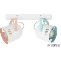 Rabalux 7013 Spots lampen Minuet E14 2x MAX 40 Metall weiß