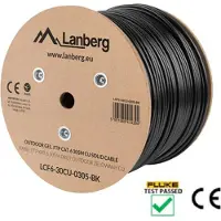 Lanberg LCF6-30CU-0305-BK, 305 m, Cat6, Schwarz
