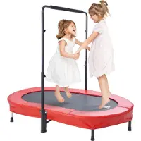 OEM Kindertrampolin Indoor / Outdoor-Trampolin faltbares Mini Trampolin mit Griff
