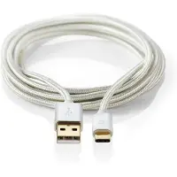 Nedis CCTB60600AL20 USB-Kabel USB 2.0 USB-A auf USB-C Stecker 15 W 480 Mbps 2 m