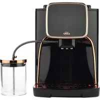 Arzum OK0028-0400 Kaffeemaschine Bronze mit Milchbehälter