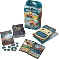 Ravensburger Disney Lorcana Trading Card Game: Azurblaues Meer - Smaragd und Saphir Deck (Deutsch)