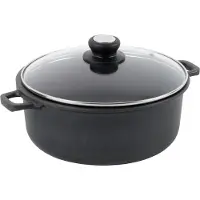 De Buyer deBuyer Choc Extreme 20 cm niedriger Topf mit Glasdeckel