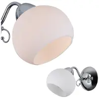 ITALUX Chrom-Wandleuchte MASSERI WL-6895-1