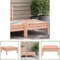 The Living Store Gartenhocker Massivholz Douglasie