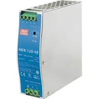 Planet PWR-120-48, 120 W, 100 - 240 V, 50 - 60 Hz, 2.25 A, Überspannung, Überhitzung, Überlastschutz, Kurzschluß, Blau, Grau