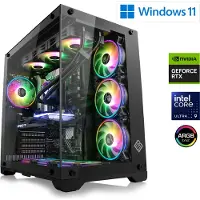 CSL-Computer Gaming PC, Intel Core Ultra 9 285K, 3700 MHz, GeForce RTX 5070 Ti, 32 GB DDR5 RAM, 2000 GB M.2 SSD, Windows 11 Home, USB 3.2 | M12030H
