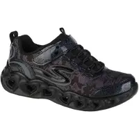 SKECHERS Heart Lights 20180L-BBK, Sneaker, für Mädchen, Schwarz