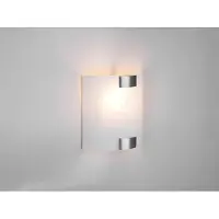 Meine Wunschleuchte Design LED Wandlampe mit Lampenschirm Glas, flach, Treppenhaus, innen, Flurlampe