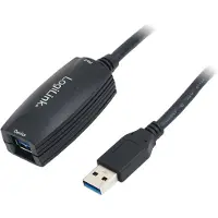 2Direct 5.0m USB 3.0 M/F, 5 m, USB A, USB A, USB 3.2 Gen 1 (3.1 Gen 1), Männlich/Weiblich, Schwarz