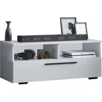 VCM Wohnzimmertisch "Holz TV Lowboard Möbel Fernsehschrank Arila L", weiß, B:95cm T:40cm, Regale, Wohnzimmertisch