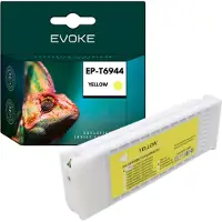Evoke Patrone für Epson T6944 C13T694400 ️️ SC T3000 T3200 PS T3200N T5000 ️