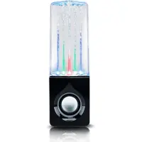 Sonstiges Bluetooth Lautsprecher Dancing Aqua Musikbox mit TWS-Verbindung und Wasserfontänen - Partybox mit Lichtshow - Kompakt und Leistungsstark - Schwarz