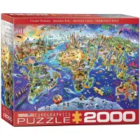 Empireposter 2000 Teile Puzzle Verrückte Welt Wimmelbild