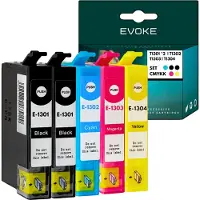 Evoke Patronen für Epson T1301 T1302 T1303 T1304 ️️ BX320FW BX525WD BX535WD BX630FW ️