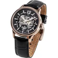 Carl von Zeyten CVZ0051RBK Enz Automatik roségold braun Leder Herren Uhr