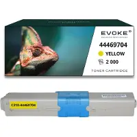 Evoke Toner für OKI 44-310Y 44469704 Gelb (yellow) | Ersatz für C310 C330 C510 MC351 MC352 MC361 MC362 MC562