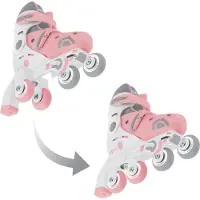 Globber Inlineskates "LEARNING SKATES 2in1, Gr. 26-29", rosa, Inlineskates_Rollschuhe, Kinder, (bis 20 kg), Inlineskates