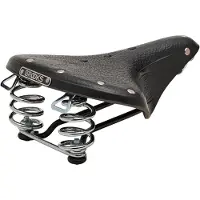 Brooks Saddle B67 Short, Leather, Black black
