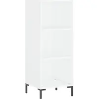 Syfax Sideboard Weiß 34,5x32,5x90 cm Holzwerkstoff