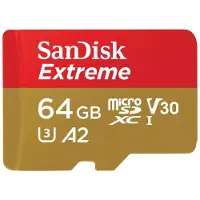 SanDisk Extreme, 64 GB, MicroSDXC, Klasse 10, UHS-I, 170 MB/s, 80 MB/s