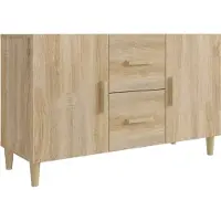 Syfax Sideboard Sonoma-Eiche 100x36x60 cm Holzwerkstoff