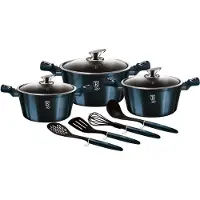 Berlinger Haus Aquamarine Bh-6152 Granit-Kochgeschirr-Set