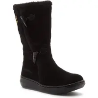 Rocket dog - Damen Winterstiefel "Slope", Wildleder FS6571 (36 EU) (Schwarz)