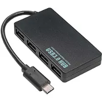 Akyga AK-AD-52, USB 3.2 Gen 2 (3.1 Gen 2) Type-C, USB 3.2 Gen 1 (3.1 Gen 1) Type-A, 500 Mbit/s, Schwarz, Acrylnitril-Butadien-Styrol (ABS), Polyvinylchlorid (PVC), 0,2 m