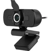 Rebel Full HD 1080p Webcam mit Mikrofon für Online-Unterricht, Videoanrufe und Meetings