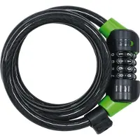 ABUS Fahrradschloss CC 180/12/C/B, 180 cm x 12 mm, Zahlenschloss, Sicherheitsstufe 4