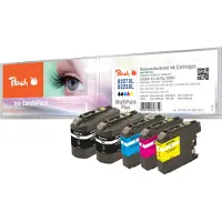 Peach 319377, Hohe (XL-) Ausbeute, Schwarz, Cyan, Magenta, Gelb, 34 ml, 15 ml, 4 Stück(e), Multipack