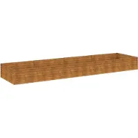 Syfax Hochbeet 387x100x36 cm Cortenstahl