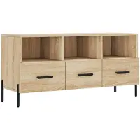 Syfax TV-Schrank Sonoma-Eiche 102x36x50 cm Holzwerkstoff