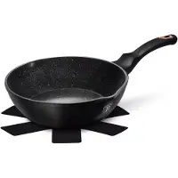 Berlinger Haus Black ROSE BH-6184 Bratpfanne, 24 cm max. Durchmesser, Aluminium, Induktionsherd-geeignet, Antihaftbeschichtung