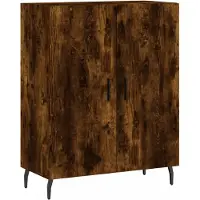 Syfax Sideboard Räuchereiche 69,5x34x90 cm Holzwerkstoff