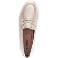 Gabor Slipper - Gold Leder : Normal : 38.5 Weite: Normal Größe: 38.5