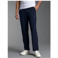 Trigema Jerseyhose "Freizeithose mit elastischer Kordel", Herren, Gr. M, US-Größen, blau (navy), Web, 74% Nylon, 26% Elastan, Hosen Jerseyhose