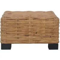Syfax Couchtisch 47x47x28 cm Rattan Natur